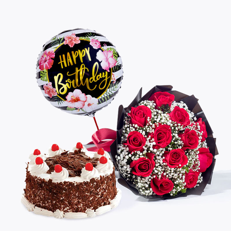 Buy/Send Combo Cake and Flower Online- Winni | Winni.in